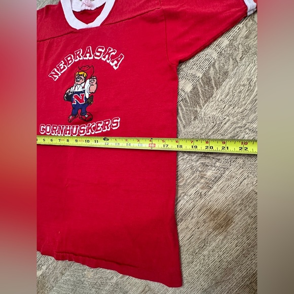 Nebraska Cornhuskers Herbie Huskers VINTAGE Shirt Top Jersey medium large - Picture 12 of 15